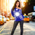 Nauru Polynesian Shoulder Sweater Map Blue - Polynesian Pride