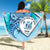 Niue Beach Blanket - Turtle Under The Sea Style - Polynesian Pride