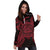 American Samoa Polynesian Hoodie Dress - Map Red - Polynesian Pride