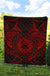 American Samoa Polynesian Premium Quilt - Red Seal - Polynesian Pride