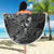 Guam Polynesia Beach Blanket Turtle Hibiscus Black - Polynesian Pride