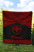 Hawaii Polynesian Premium Quilt - Hawaii Pride Red Version - Polynesian Pride