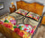 Hawaii Manta Ray Tropical Hibiscus Plumeria Polynesian Quilt Bed Set - Polynesian Pride