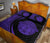 Hawaii Polynesian Pele Mauna Kea Quilt Bed Set Circle Style Purple - Polynesian Pride