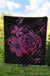 Hawaii Turtle Hibiscus Premium Quilt Pink - Polynesian Pride