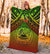 Polynesian American Samoa Premium Blanket - Reggae Vintage Polynesian Patterns - Polynesian Pride