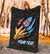 Fiji Personalised Premium Blanket - Fiji In Me (Black) - Polynesian Pride