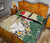 Wallis And Futuna Polynesian Quilt Bed Set - Hibiscus Turtle Tattoo Beige - Polynesian Pride