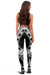 New Caledonia Women Leggings Polynesian Pattern Black - Polynesian Pride