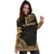 Northern Mariana Islands Women's Hoodie Dress - Polynesian Gold Chief - Polynesian Pride