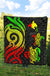 Papua New Guinea Premium Quilt - Reggae Tentacle Turtle - Polynesian Pride