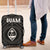 Guam Luggage Covers - Guam Seal With Polynesian Tattoo Style (Black) - Polynesian Pride