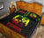 Tonga Quilt Bed Set - Tonga Coat Of Arms Reggae Version - Polynesian Pride