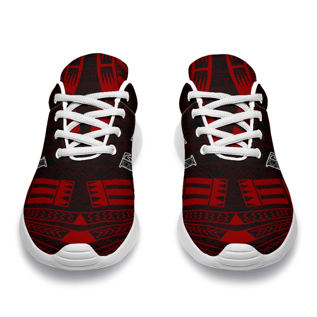 Fiji Sport Sneakers - Polynesian Tattoo Red - Polynesian Pride