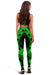 Marshall Islands Islands Women Leggings Polynesian Pattern Green - Polynesian Pride