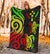 Kosrae Micronesian Premium Blanket - Reggae Tentacle Turtle - Polynesian Pride