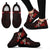 Fiji Polynesian Sneakers - Coat Of Arm With Hibiscus - Polynesian Pride