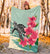 Hawaii Premium Blanket - Hawaii Turtles With Plumeria Classic Premium Blanket - Polynesian Pride