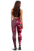 Hawaii Hibiscus Flowers Polynesian - Hawaiian Women's Leggings - Curtis Style - Pink - Polynesian Pride