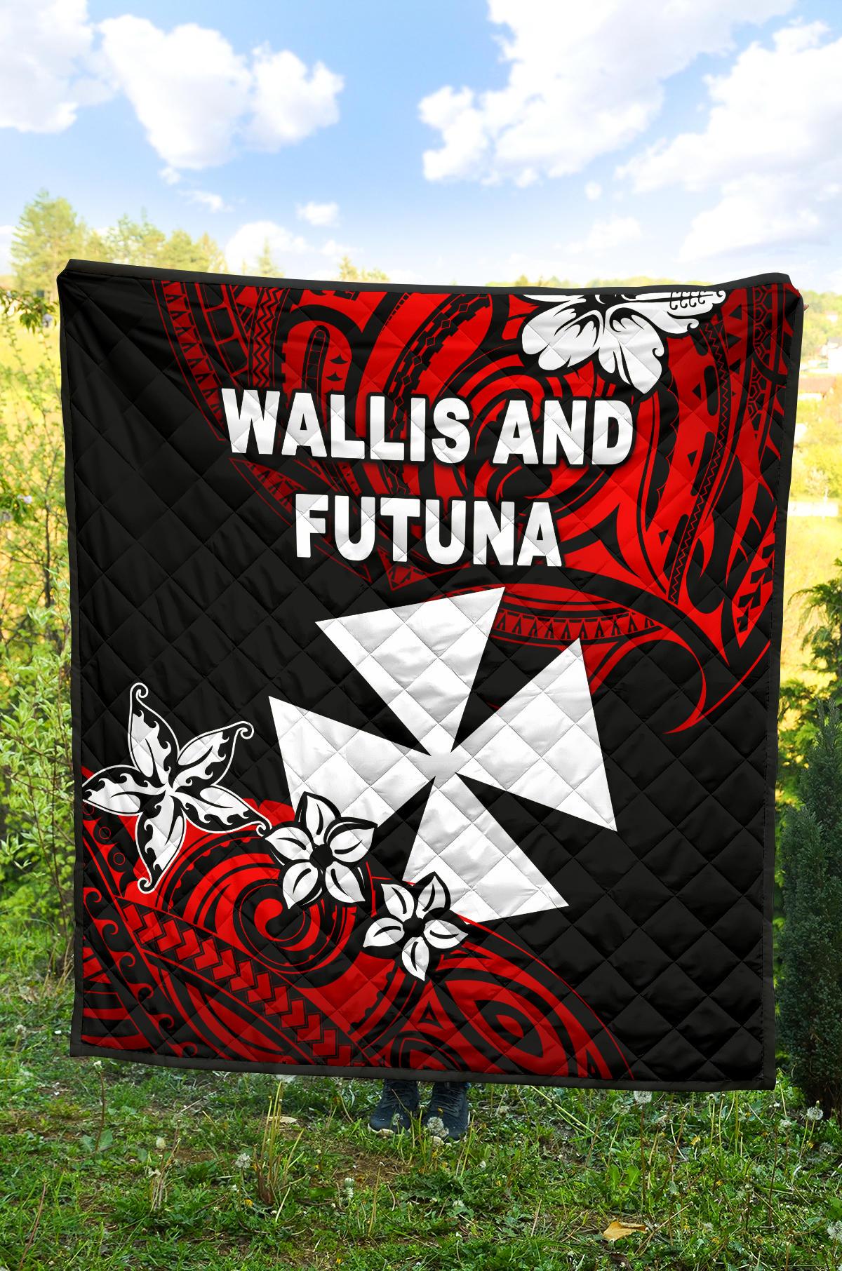 Wallis and Futuna Rugby Premium Quilt Unique Vibes - Polynesian Pride