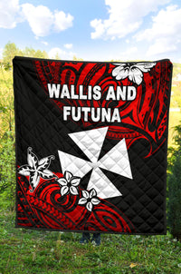 Wallis and Futuna Rugby Premium Quilt Unique Vibes - Polynesian Pride