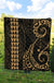 Hawaii Kakau Gold Polynesian Premium Quilt - Polynesian Pride