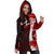 Yap Polynesian Custom Personalised Hoodie Dress - Coat Of Arm With Hibiscus - Polynesian Pride