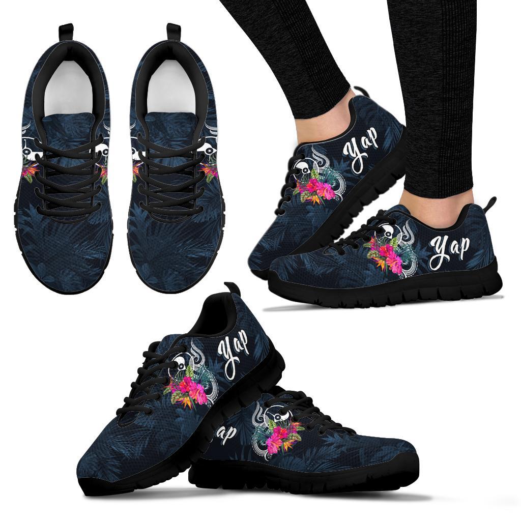 Yap Micronesia Sneakers - Tropical Flower - Polynesian Pride
