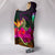 Tonga Polynesian Hooded Blanket - Summer Hibiscus - Polynesian Pride