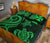 Wallis and Futuna Quilt Bed Set - Green Tentacle Turtle - Polynesian Pride