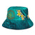 Palau Polynesian Bucket Hat - Manta Ray Ocean - Polynesian Pride