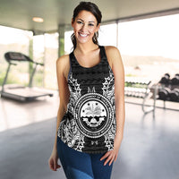 Federated States Of Micronesian Women Tank Top Map Black - Polynesian Pride