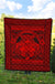 Hawaii Polynesian Pele Kanaka Premium Quilt Red - Polynesian Pride