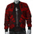 New Caledonia Men Bomber Jackets - Polynesian Tattoo Red - Polynesian Pride