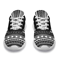 Kanaka Maoli Sporty Sneakers - Polynesian Chief Black Version - Polynesian Pride