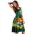 Guam Polynesian Midi Dress - Ti Leaf Lei Turtle - Polynesian Pride