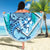 Kosrae State Beach Blanket - Custom Personalised Turtle Under The Sea Style - Polynesian Pride