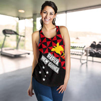 Papua New Guinea Polynesian Women's Racerback Tank Coat Of Arms Th5 - Polynesian Pride
