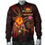 Polynesian Hawaii Men's Bomber Jacket - Legend of Samoa (Red) - Polynesian Pride