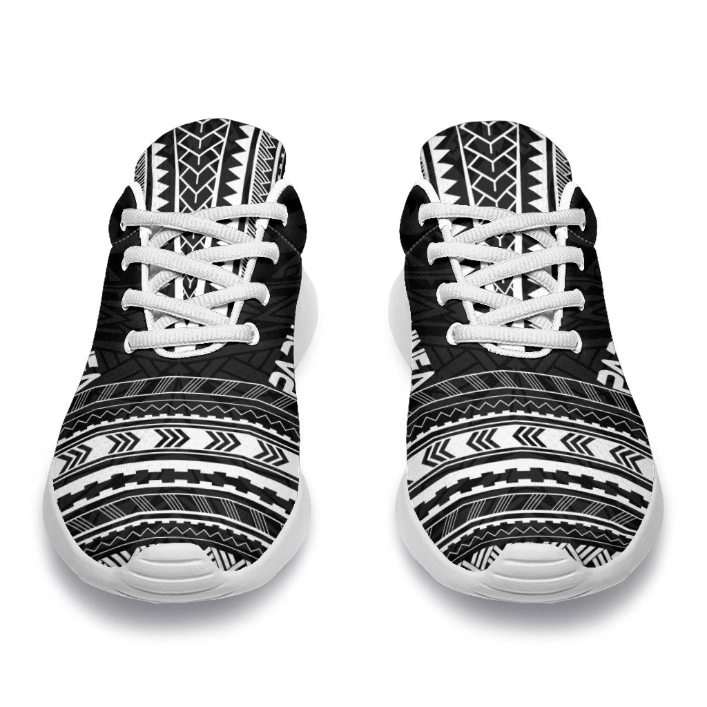 Papua New Guinea Sporty Sneakers - Polynesian Chief Black Version - Polynesian Pride