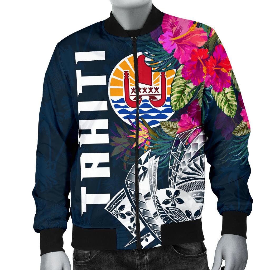 Tahiti Men's Bomber Jacket - Tahiti Summer Vibes - Polynesian Pride