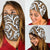 New Zealand Maori Tribal Ornament Bandana - Tan - Polynesian Pride