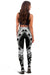 Kosrae Women Leggings Polynesian Pattern Black - Polynesian Pride