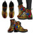 Cook Islands Polynesian Leather Boots - Hibiscus Vintage - Polynesian Pride