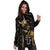 Hawaii King Kanaka Maoli Golden Women's Hoodie Dress - Polynesian Pride