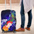 Marshall Islands Luggage Covers - Humpback Whale with Tropical Flowers (Blue) Blue - Polynesian Pride