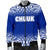 Chuuk Men's Bomber Jacket - Fog Blue Style - Polynesian Pride