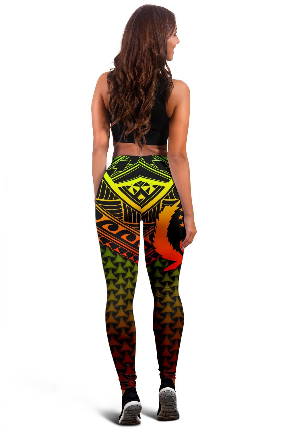 Polynesian Pohnpei Leggings - Reggae Vintage Polynesian Patterns - Polynesian Pride