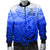 Guam Polynesian Men's Bomber Jacket - Tribal Tattoo With Seal - Polynesian Pride