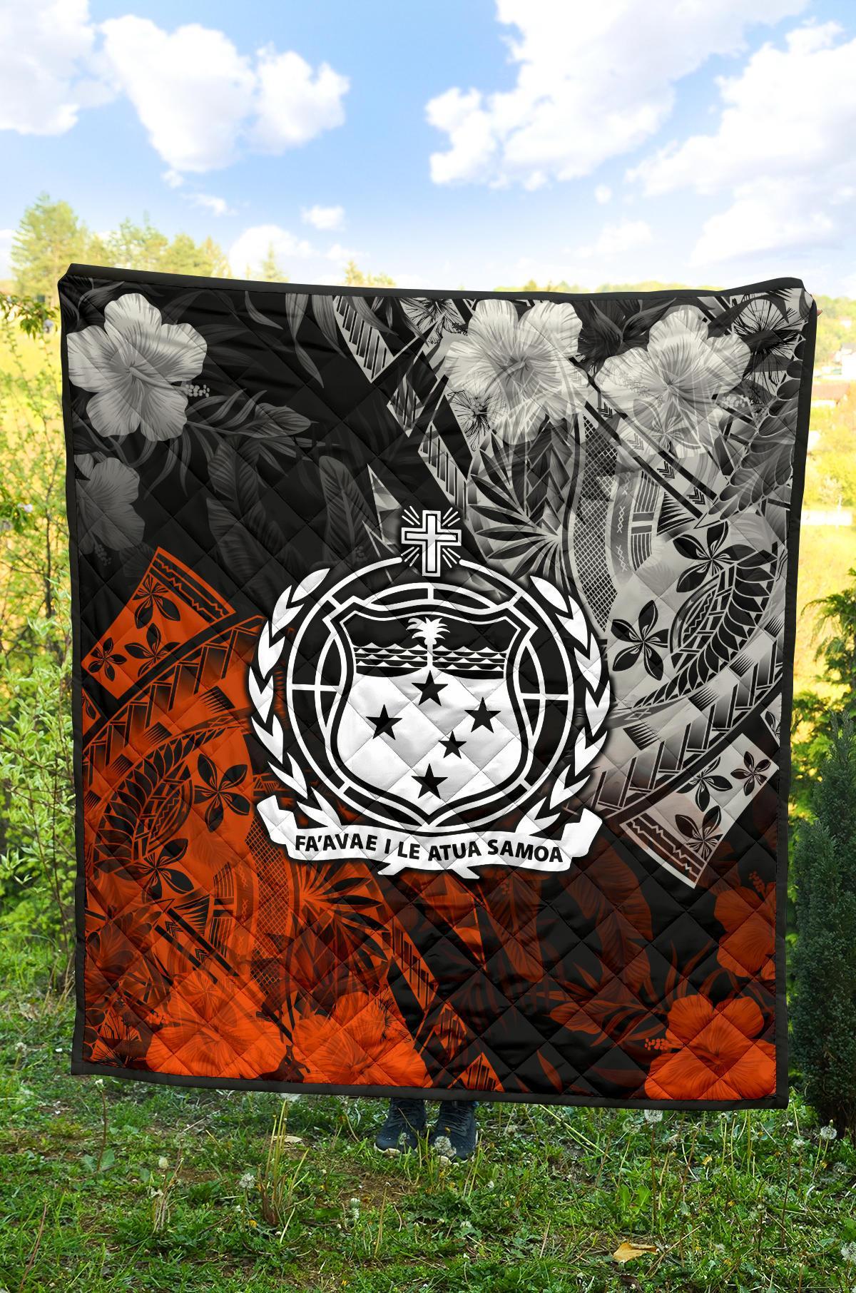 Samoa Polynesian Premium Quilt - Vintage Polynesian Style - Polynesian Pride